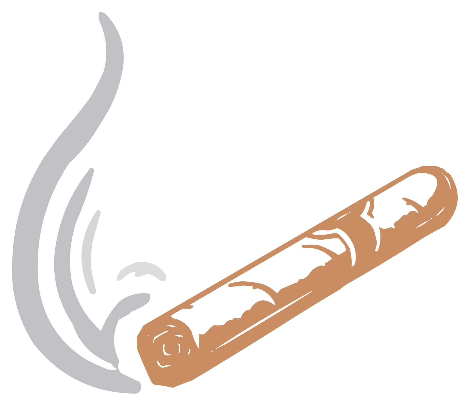 smoke n memories flat logo icon only